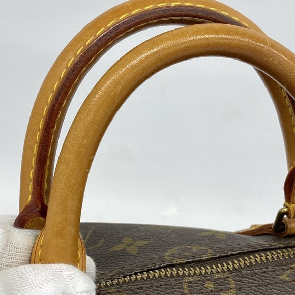 Louis Vuitton Speedy Brown Handbag Monogram - Picture 8 of 9